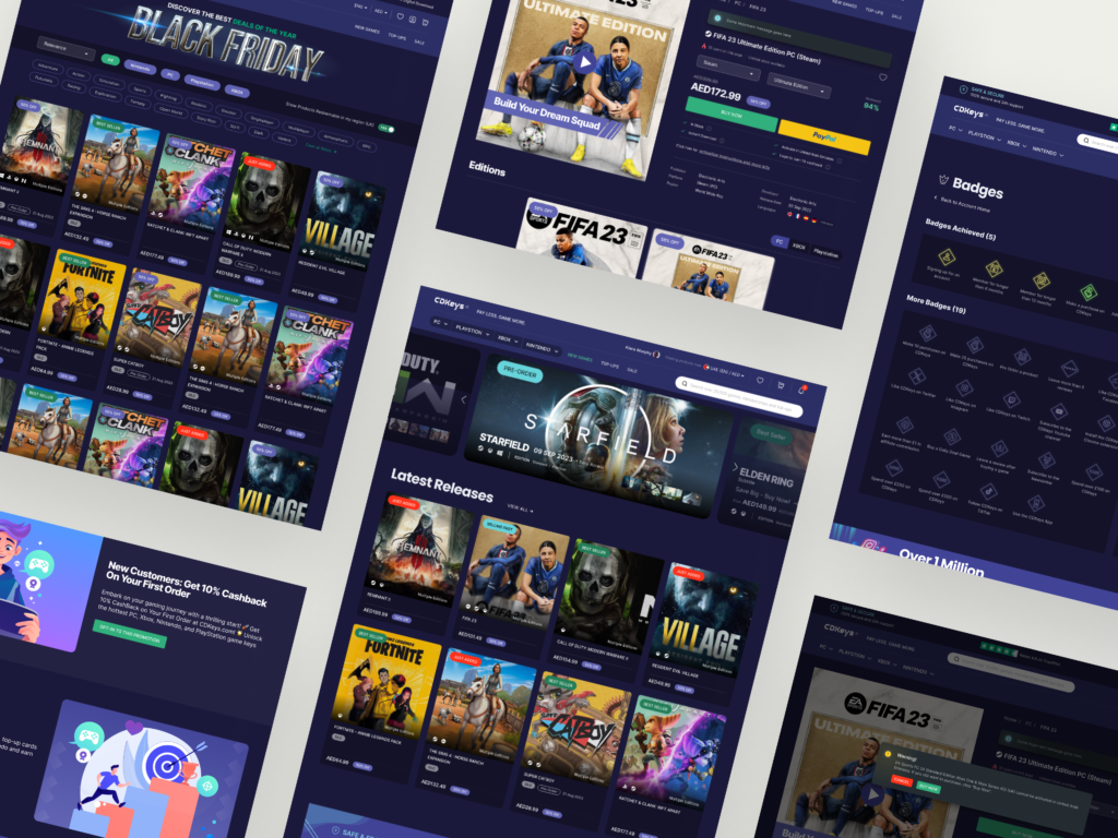 Muhammad Rahil | Portfolio | CDKeys Website Desktop